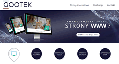 Desktop Screenshot of gootek.pl