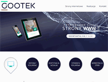 Tablet Screenshot of gootek.pl